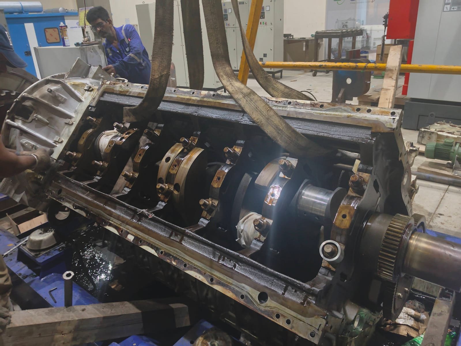 Hull steel fabrication
